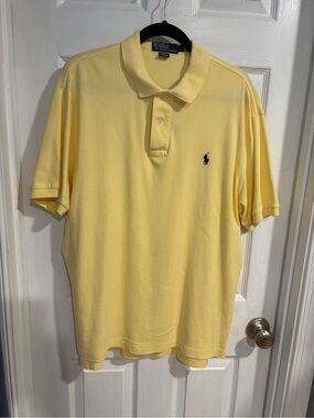 Polo by Ralph Lauren Men’s Yellow Classic Polo Shirt